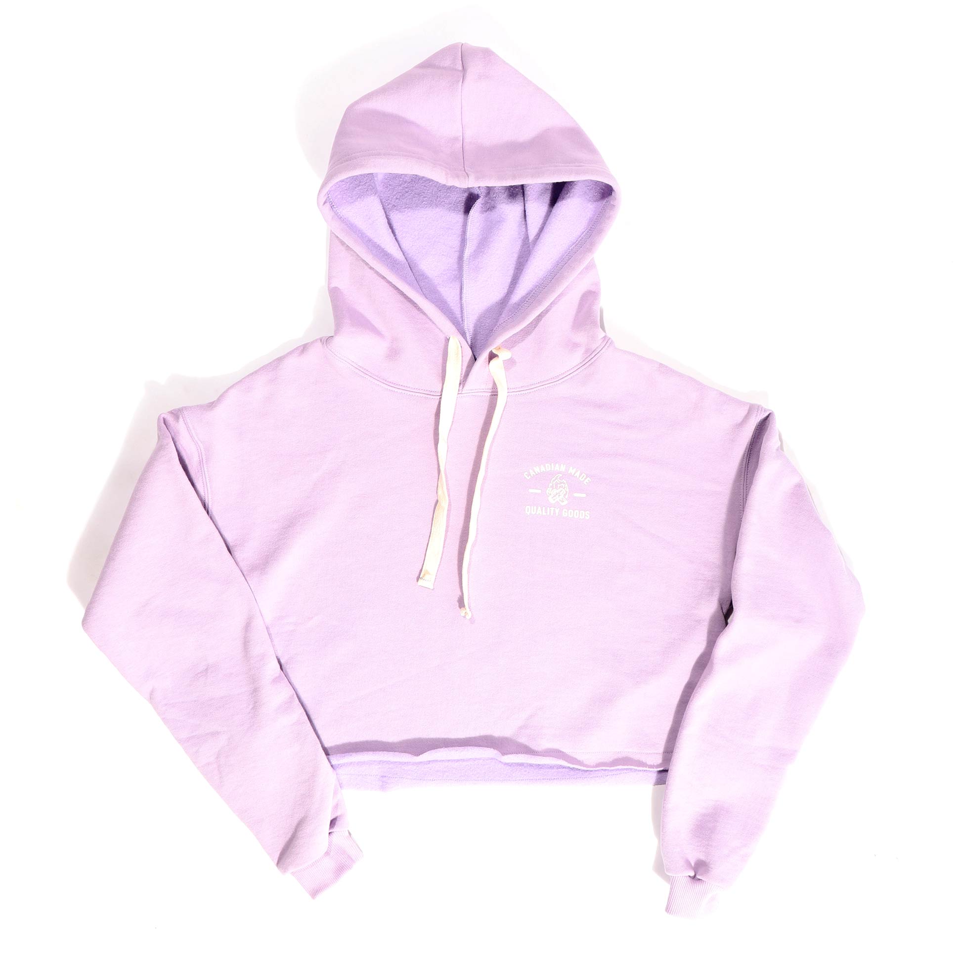 Lavender sales crop hoodie